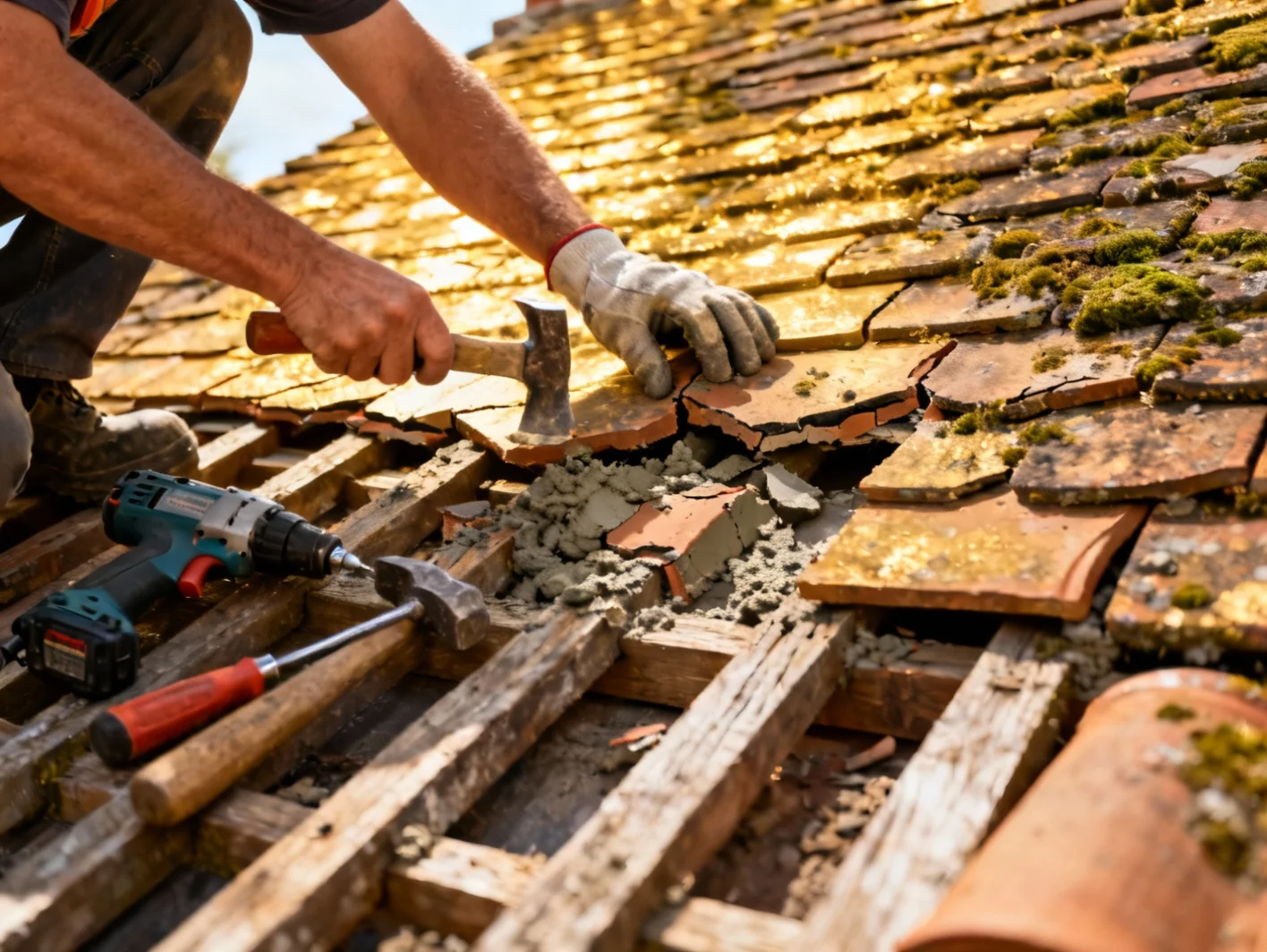 Réparation de toiture